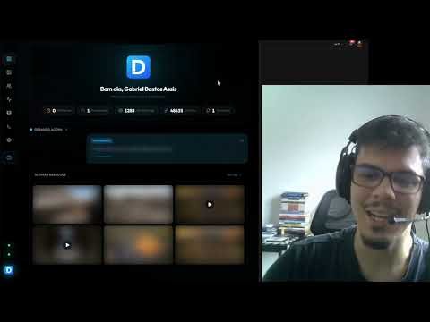 Depoimento em vídeo de Gabriel Dark sobre o Dark Planner